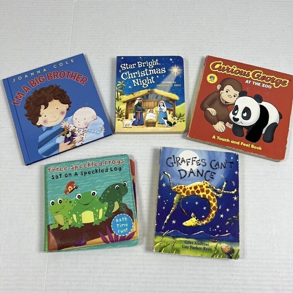 Children's Board Books, Bed Time, Bath, Baby/Toddler/ Nice Condition